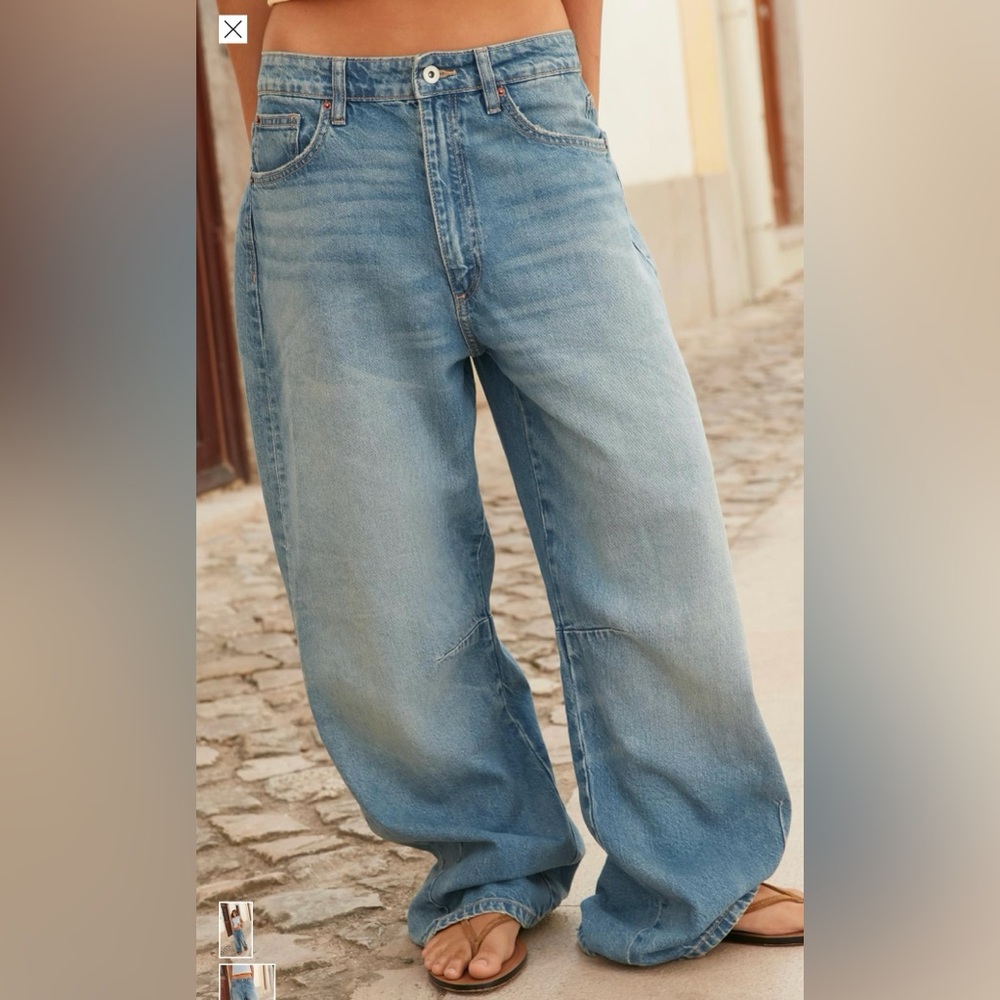 Zara Mid-rise | Baggy Balloon